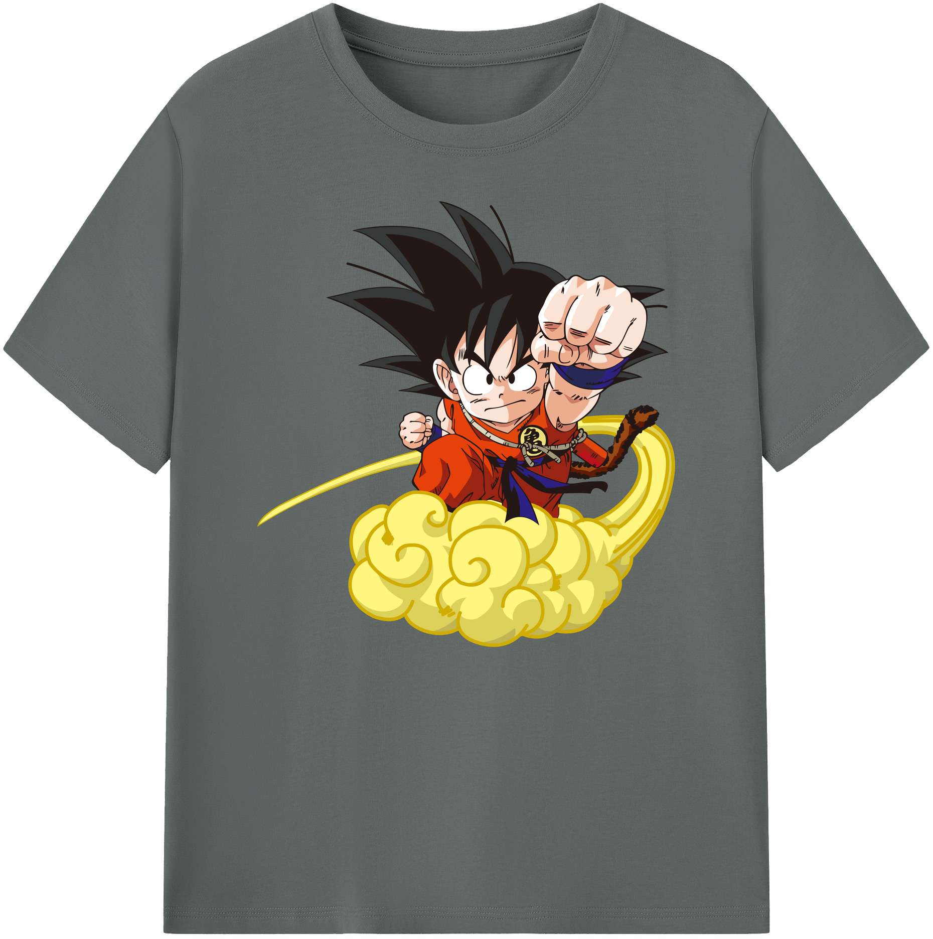 （画像用） ドラゴンボール 孫悟空（そん ごくう）Son Goku カカロット DRAGON BALL Kakarotto 綿100％ メンズ半袖Tシャツ｜肌触りやわらか＆通気性